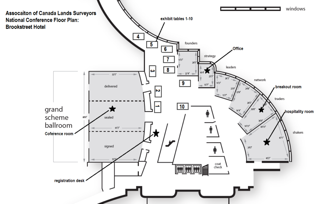 ACLSAATC Canada NSC Exhibit Floor Plan 2022